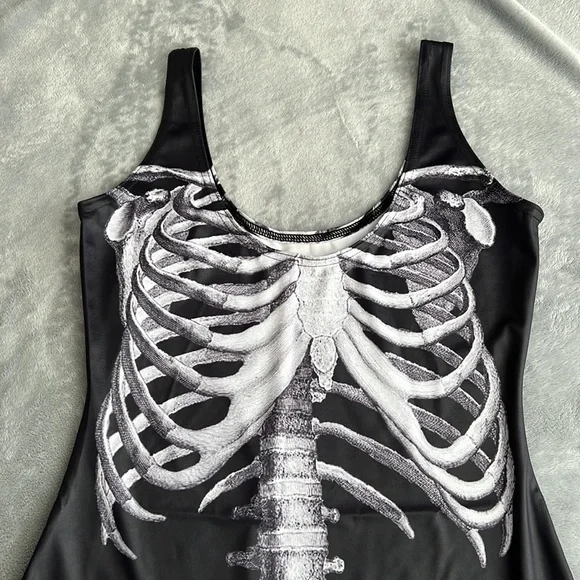 NWOT Blackmilk Ribs Black Dress ~ LIMITED Size Large - Picture 6 of 16